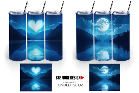 Tumbler Enchanted Lake Sublimation artnoy 