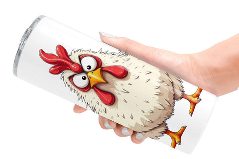 Tumbler Expressive Chicken Sublimation artnoy 