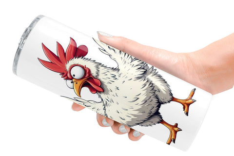 Tumbler Expressive Chicken Sublimation artnoy 