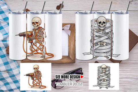 Tumbler Failed DIY Dad Bone Watercolor Sublimation artnoy 