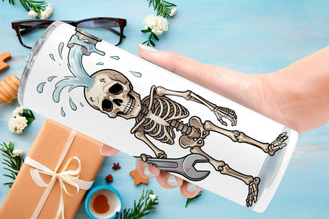 Tumbler Failed DIY Dad Bone Watercolor Sublimation artnoy 