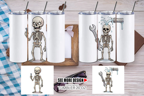 Tumbler Failed DIY Dad Bone Watercolor Sublimation artnoy 