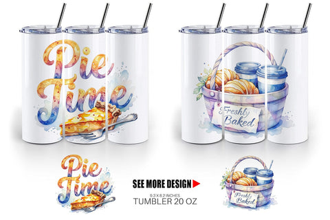 Tumbler Fall Bakery & Coffee Quotes Sublimation artnoy 
