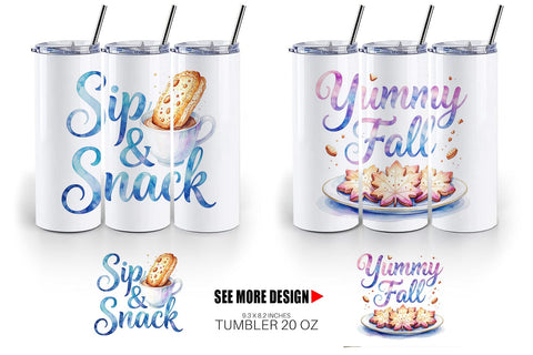 Tumbler Fall Bakery & Coffee Quotes Sublimation artnoy 