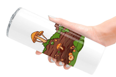 Tumbler Fallen Log Sublimation artnoy 