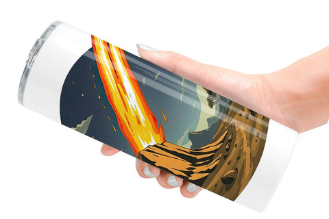 Tumbler Falling Meteor Sublimation artnoy 