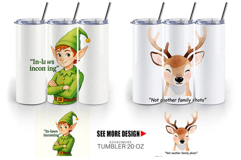 Tumbler Family Drama Christmas Sublimation artnoy 