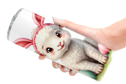 Tumbler Farmhouse Baby Animals Sublimation artnoy 