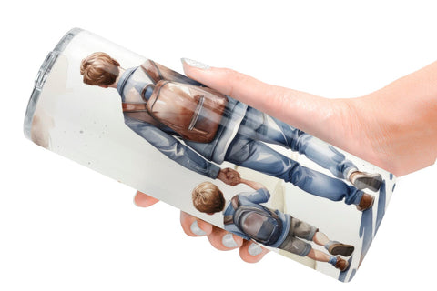 Tumbler Father Day Watercolor Sublimation artnoy 