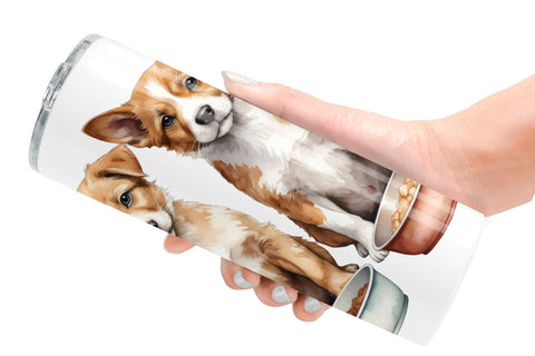 Tumbler Festive Pets Sublimation artnoy 