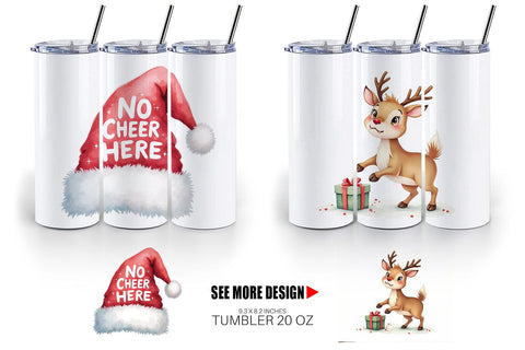 Tumbler Festive Rage Sublimation artnoy 