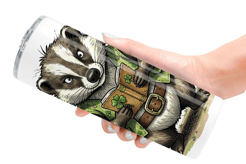 Tumbler Festive St Paddys Fauna Sublimation artnoy 
