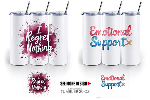 Tumbler Financially Questionable Humor Sublimation artnoy 
