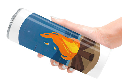 Tumbler Fire Pit Sublimation artnoy 