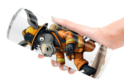 Tumbler Firefighter Chaos Critters Sublimation artnoy 