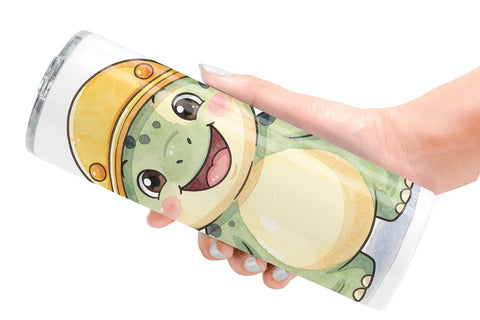 Tumbler First Day School Dino Watercolor Sublimation artnoy 