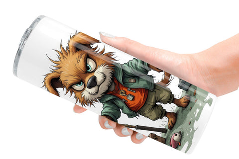 Tumbler Fishing Grumps Sublimation artnoy 