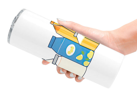 Tumbler Flavored Milk Carton Sublimation artnoy 