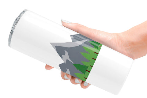 Tumbler Forest and Mountain Sublimation artnoy 