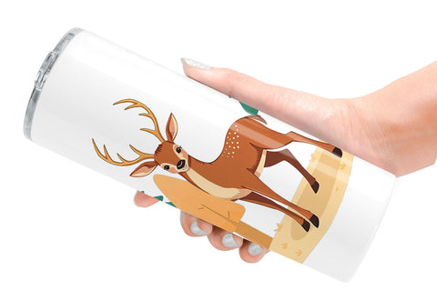 Tumbler Forest Deer Sublimation artnoy 