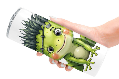 Tumbler Frankenstein Frog Sublimation artnoy 