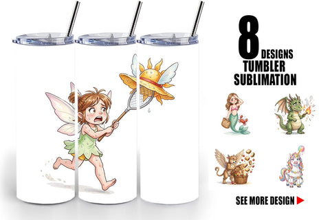 Tumbler Frazzled Magic Mom Chaos Sublimation artnoy 