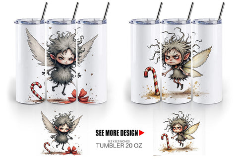 Tumbler Frazzled Sugar Plum Fairy Sublimation artnoy 