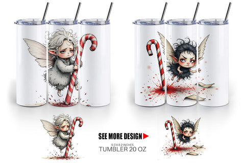 Tumbler Frazzled Sugar Plum Fairy Sublimation artnoy 