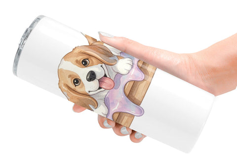 Tumbler Friday Burnout Animal Watercolor Sublimation artnoy 