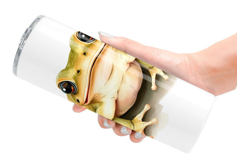 Tumbler Frog Wildlife Sublimation artnoy 