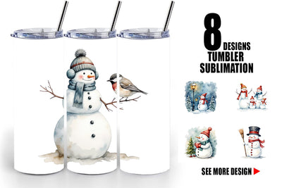 Tumbler Frosty Friends Sublimation artnoy 