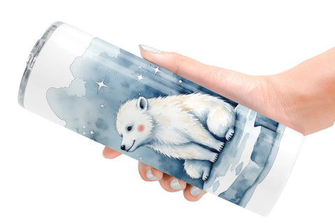 Tumbler Frosty Yeti Friends Sublimation artnoy 