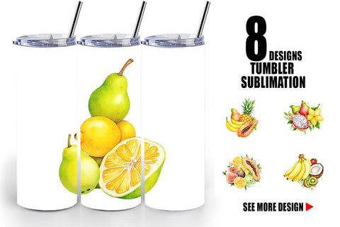 Tumbler Fruit Fiesta Sublimation artnoy 