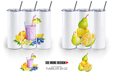 Tumbler Fruit Fiesta Sublimation artnoy 