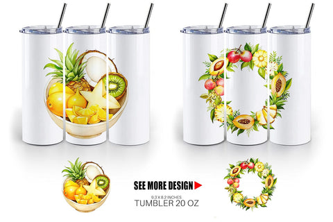 Tumbler Fruit Fiesta Sublimation artnoy 
