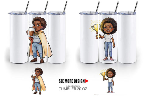 Tumbler Funny Black Excellence Sublimation artnoy 