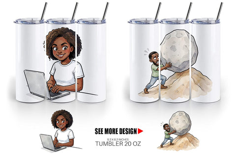 Tumbler Funny Black Excellence Sublimation artnoy 