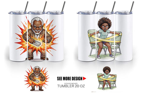 Tumbler Funny Black Family Cookout Sublimation artnoy 