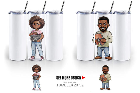 Tumbler Funny Black Family Cookout Sublimation artnoy 