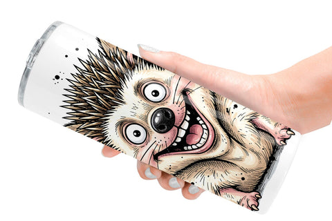 Tumbler Funny Easter Animal Sketch Sublimation artnoy 