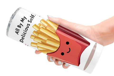 Tumbler Funny Food Puns Valentine Sarcastic Love Bites Watercolor Sublimation artnoy 