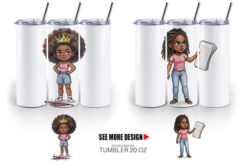 Tumbler Funny Natural Hair Humor Sublimation artnoy 