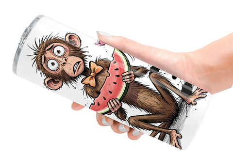 Tumbler Funny Skinny Summer Animal Sublimation artnoy 