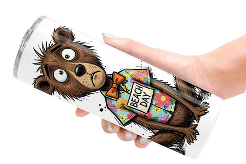 Tumbler Funny Summer Quote Animals Sublimation artnoy 