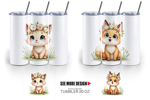 Tumbler Furry Expressions Sublimation artnoy 