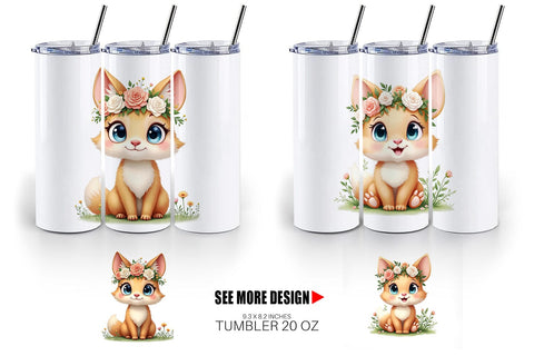Tumbler Furry Expressions Sublimation artnoy 