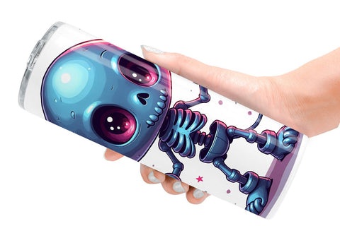 Tumbler Galaxy Skeletons Sublimation artnoy 
