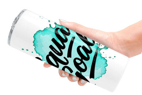 Tumbler Galentine's Day Watercolor Quotes Sublimation artnoy 