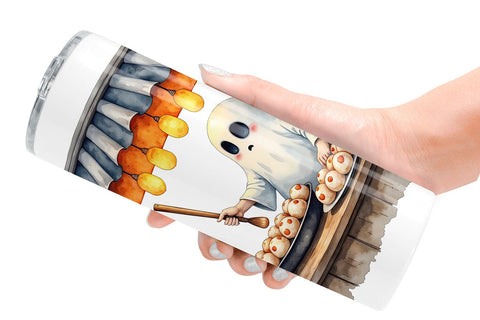 Tumbler Ghost Food Stalls Sublimation artnoy 