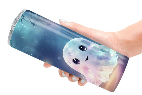 Tumbler Ghost in Forest Sublimation artnoy 